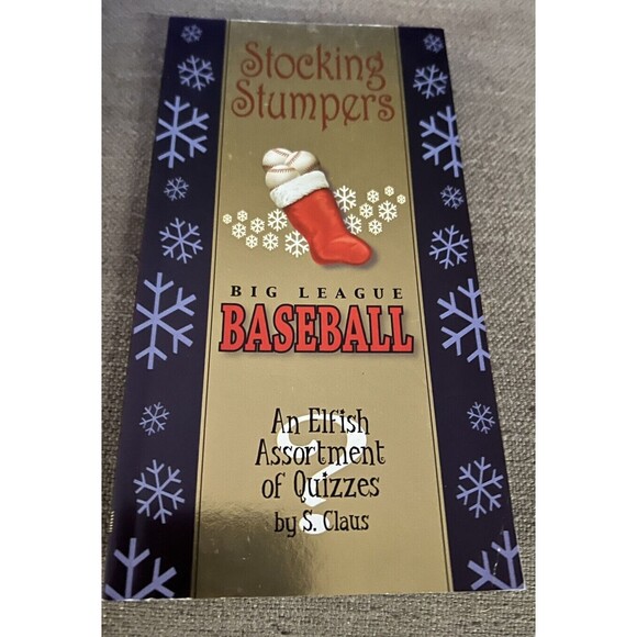 Stocking Stumpers Big League Baseball Book Assortment of Fun Sports Quizzes - Picture 1 of 2